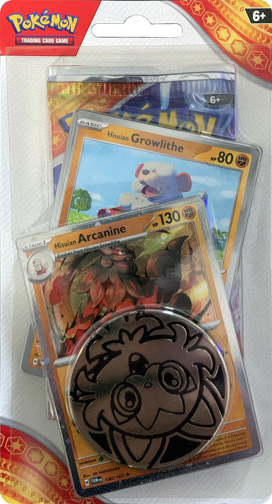 Surging Sparks Checklane Blister - Hisuian Arcanine