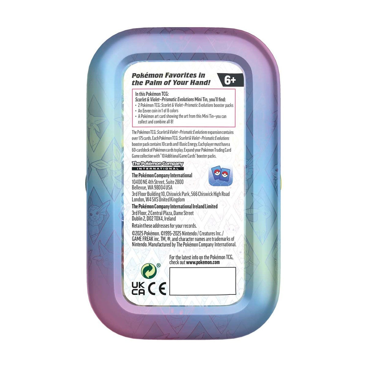 Prismatic Evolutions Mini Tin - Espeon