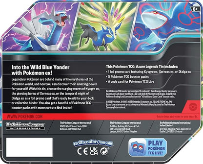 Azure Legends Tin - Kyogre ex