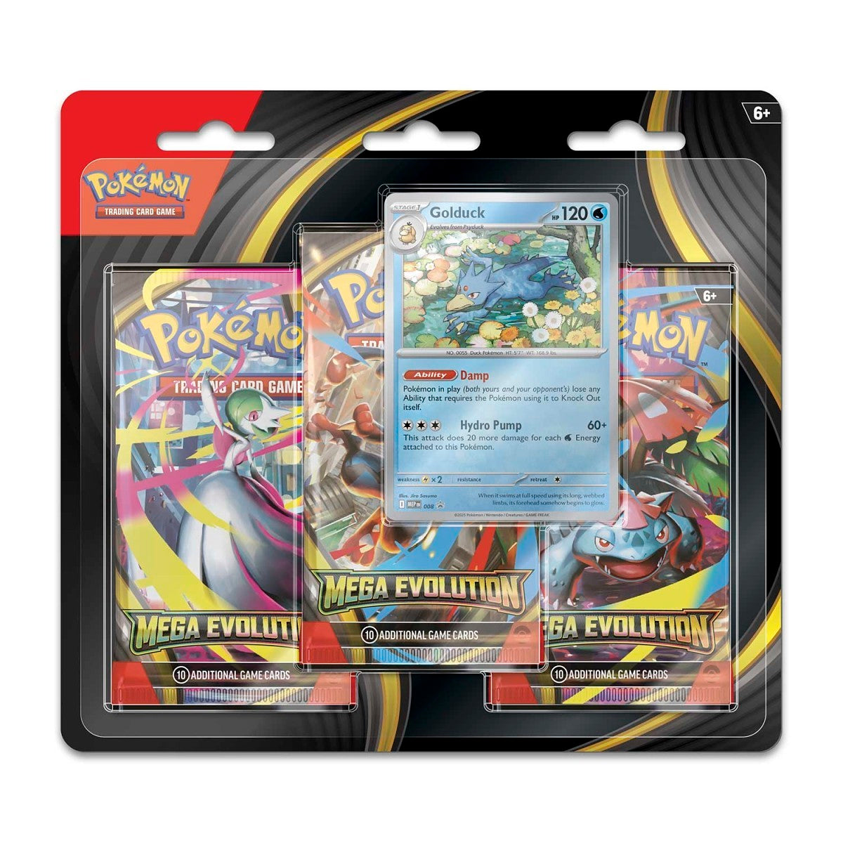 Mega Evolution 3-pack Blister - Golduck
