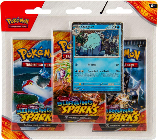 Surging Sparks 3-pack Blister - Quagsire