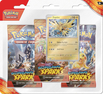 Surging Sparks 3-pack Blister - Zapdos